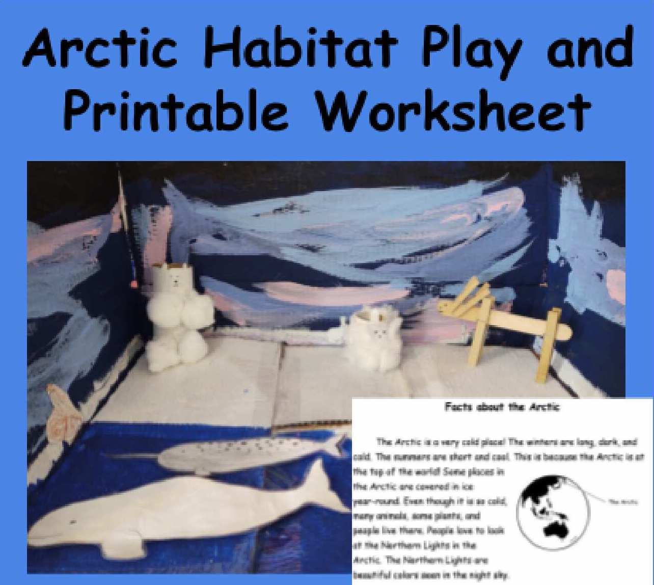 Arctic Habitat Play Craft